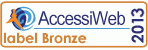AccessiWeb label Bronze 2013