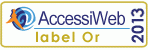 AccessiWeb label Or 2013
